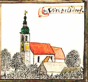 gr: Weigelsdorf - Kościół, widok ogólny